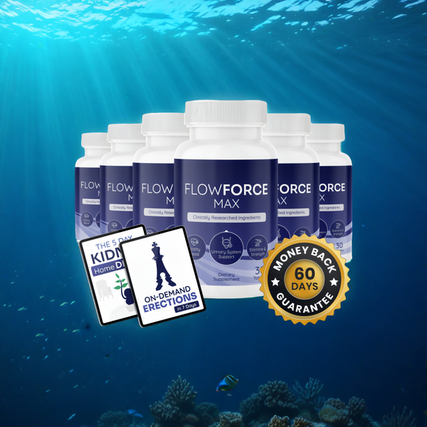 FlowForce Max - 6 Bottles + 2  Ebooks